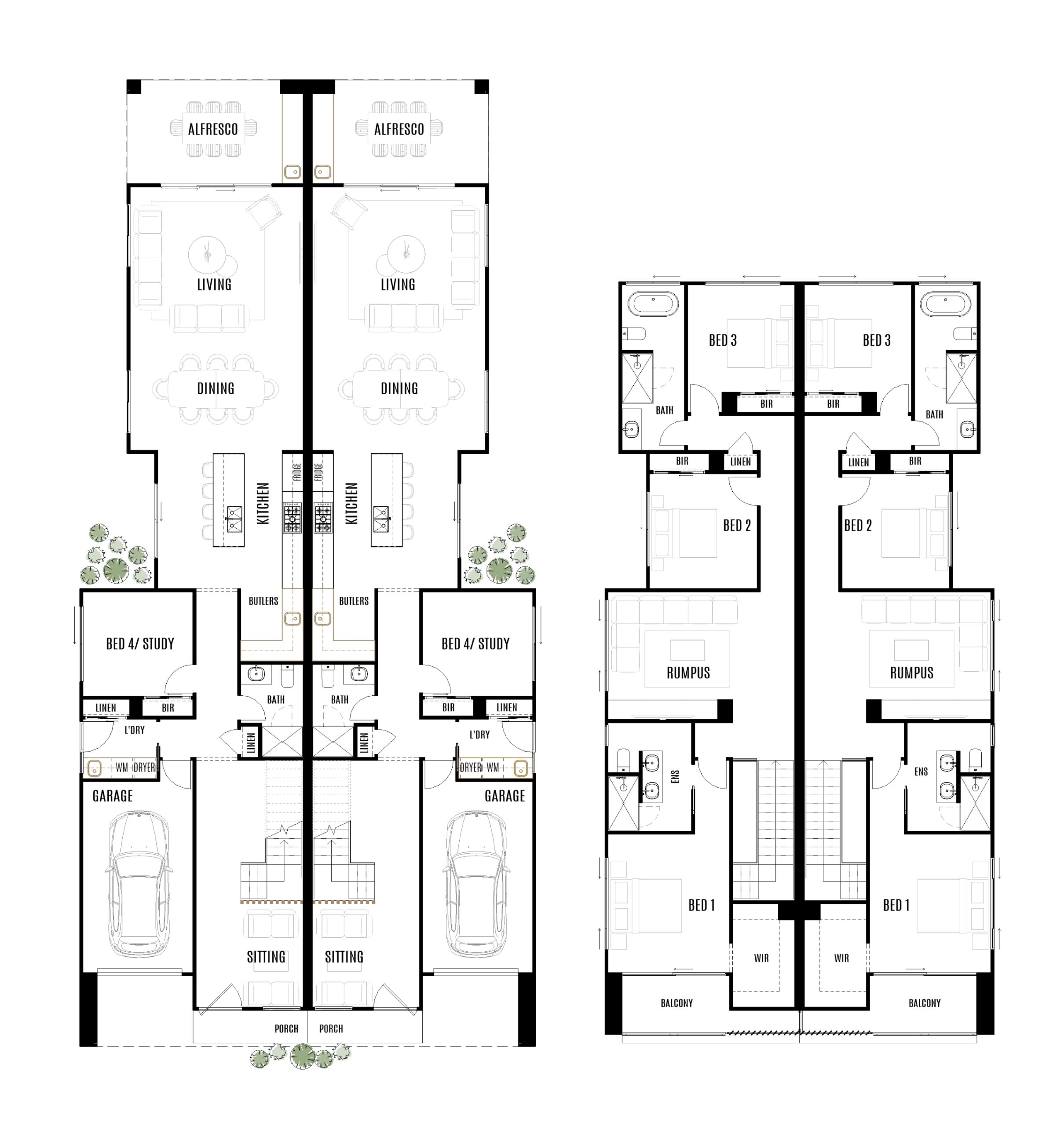 Duplex Floor Plan Image Fullscreen