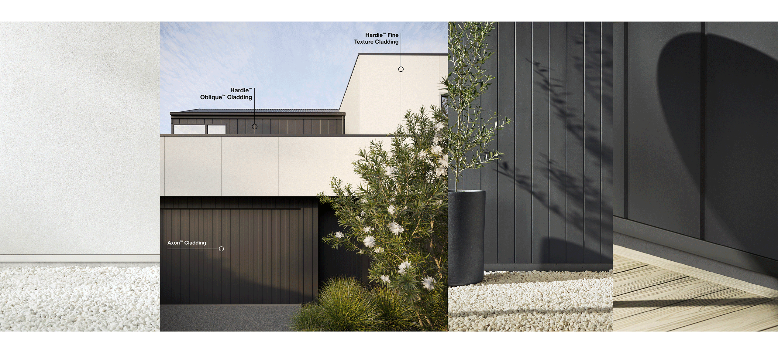 A Forecasted Home Trend – A duplex design inspired by the Modern Homes Forecast 2025, featuring the Modern Classical aesthetic with curved windows, refined materials, and greenery integration.